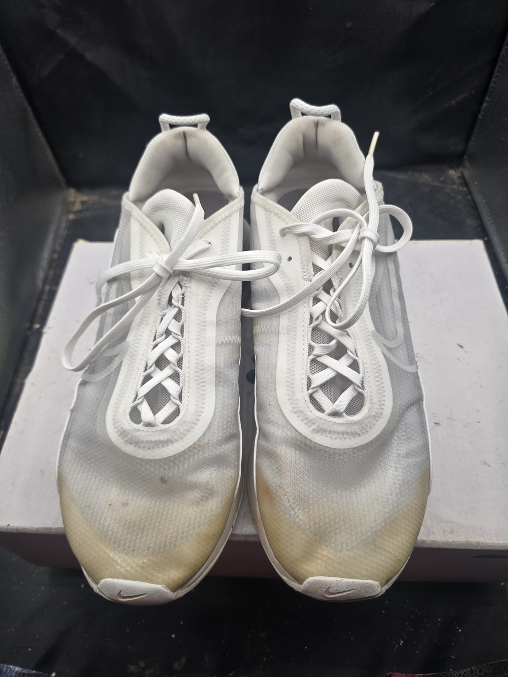 Nike Women’s White and Light Gray Sneakers